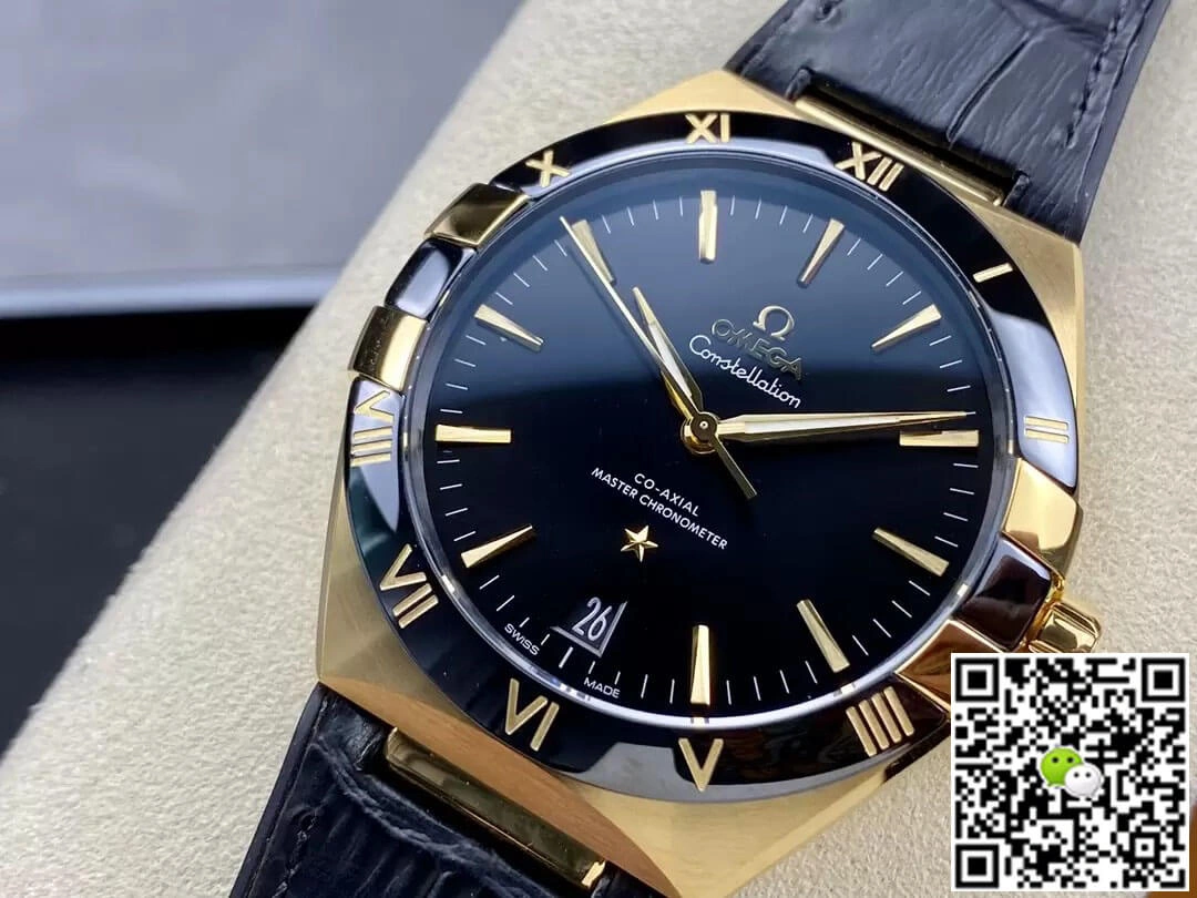SBF Omega Constellation 131.63.41.21.01.001 VS Factory 1:1 Best Edition Replica Watch Black Strap